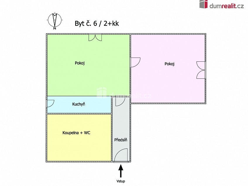 Pronájem bytu 2+kk 57 m^2 Pod Strání, Dalovice 