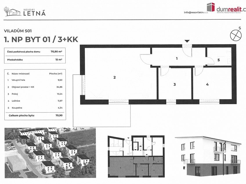 Prodej bytu 3+kk 74 m^2 Závodu míru, Karlovy Vary 