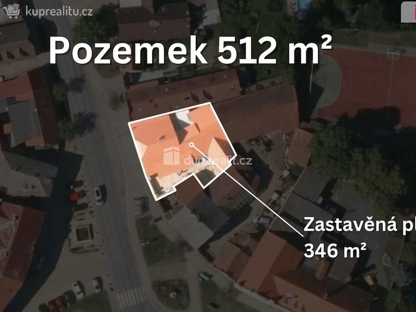 Prodej  rodinného domu 340 m^2 Masarykovo náměstí, Starý Plzenec 