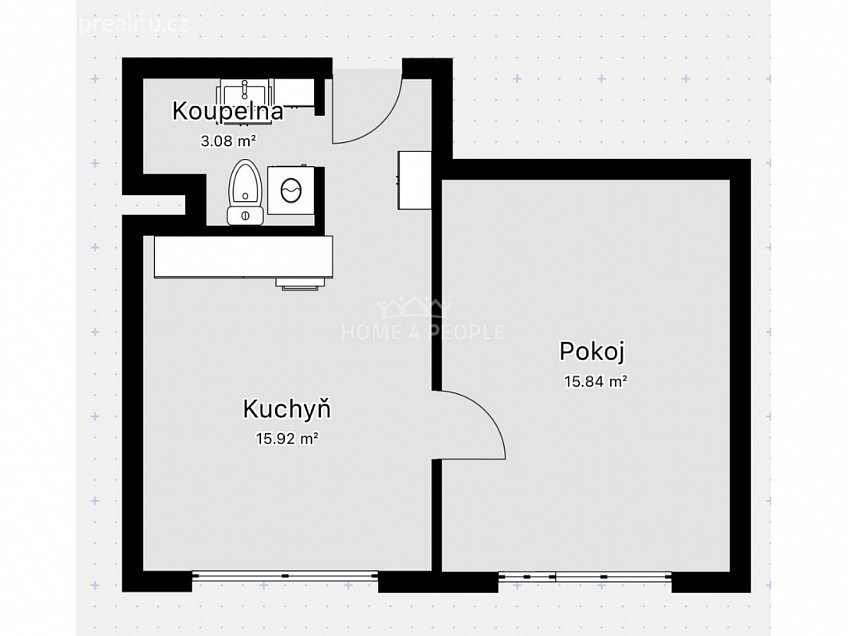 Pronájem bytu 1+1 39 m^2 K. Šafáře, České Budějovice 