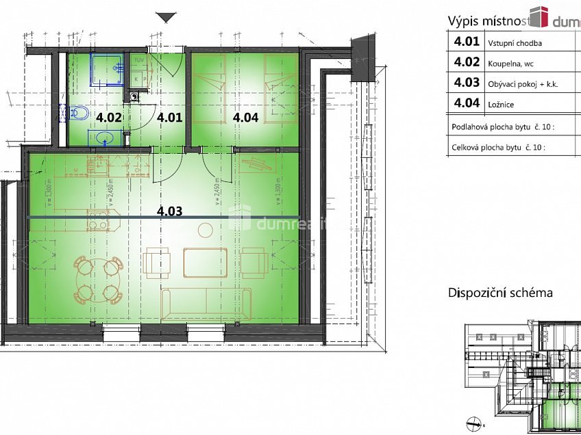 Prodej bytu 2+kk 51 m^2 náměstí Sv. Vavřince, Horní Blatná 