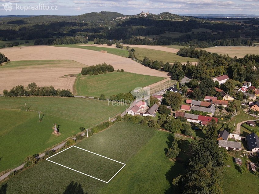 Prodej  stavebního pozemku 1065 m^2 Řečice, Řečice 