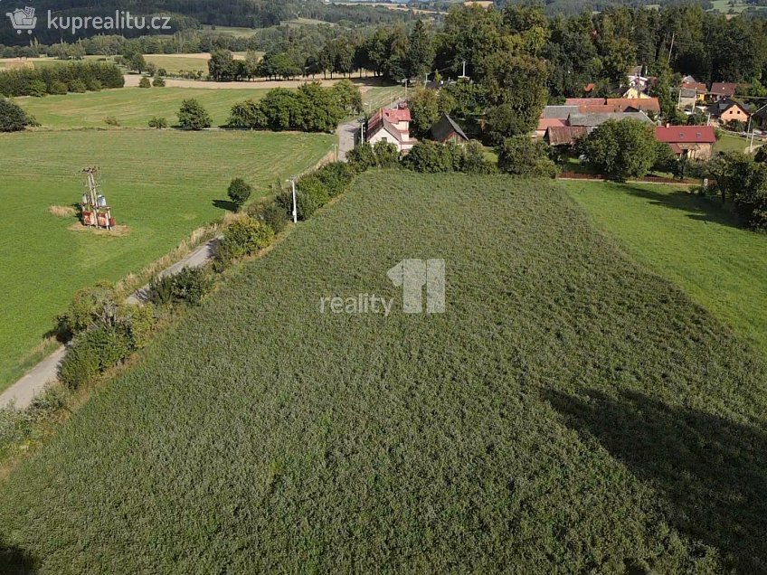 Prodej  stavebního pozemku 1065 m^2 Řečice, Řečice 