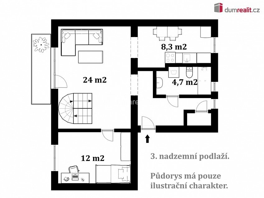 Prodej bytu 5 a více 160 m^2 Omlenická, Kaplice 