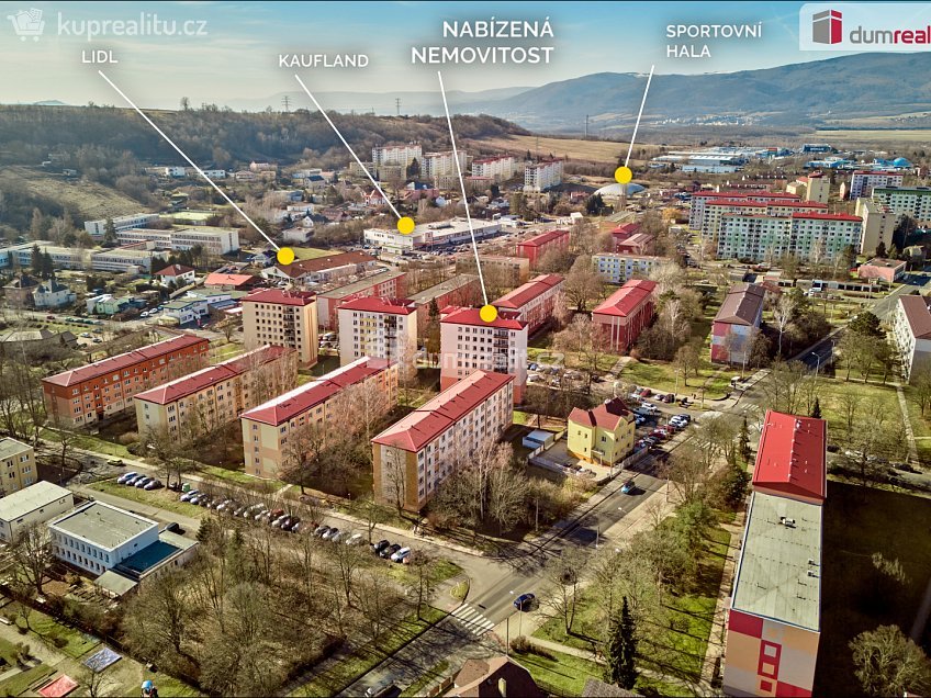 Prodej bytu 1+kk 31 m^2 Dukelských hrdinů, Ústí nad Labem 