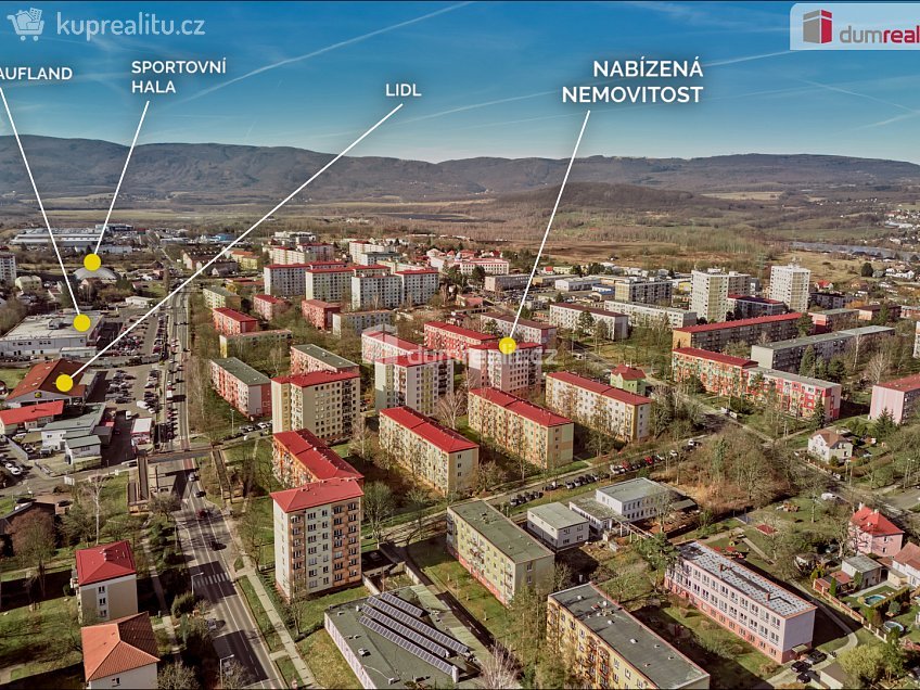 Prodej bytu 1+kk 31 m^2 Dukelských hrdinů, Ústí nad Labem 