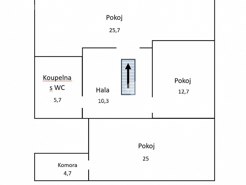 Prodej bytu 5 a více 160 m^2 Kostelecká, Mratín 