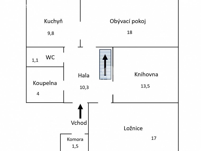 Prodej bytu 5 a více 160 m^2 Kostelecká, Mratín 