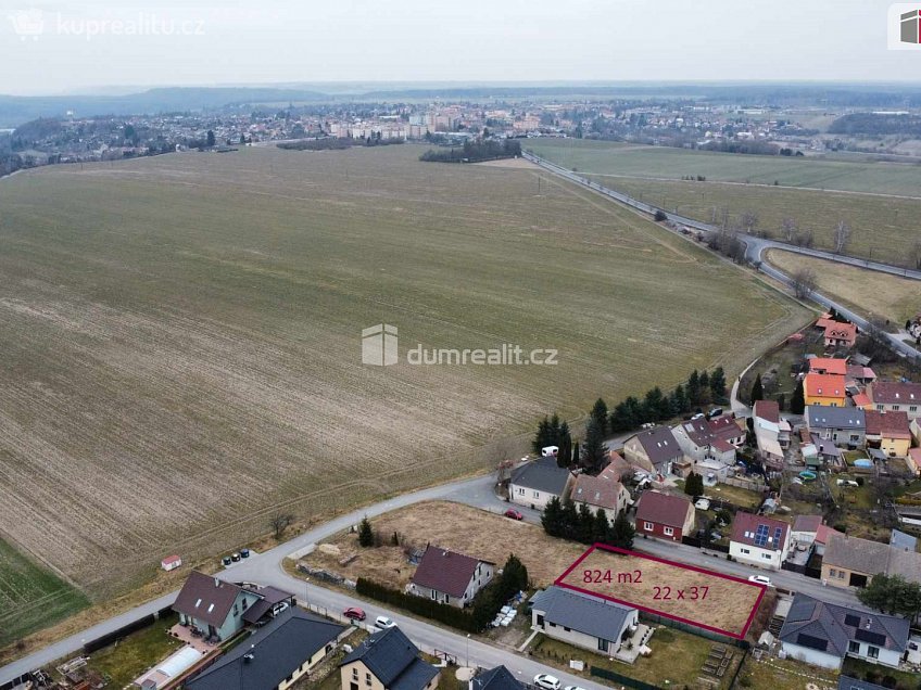 Prodej  stavebního pozemku 824 m^2 Za Školou, Rynholec 